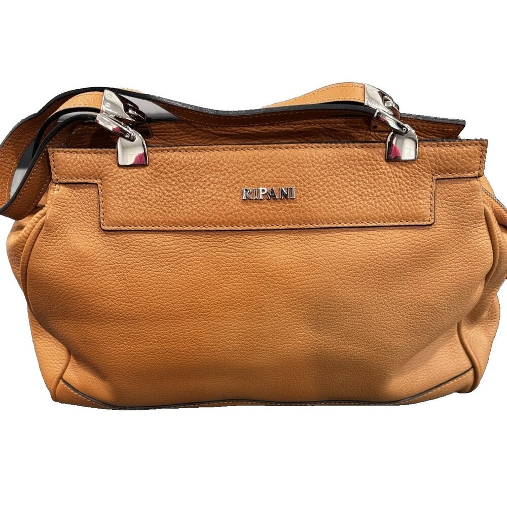 Ripani Shoulder Bag Tan Classic Designer Bag